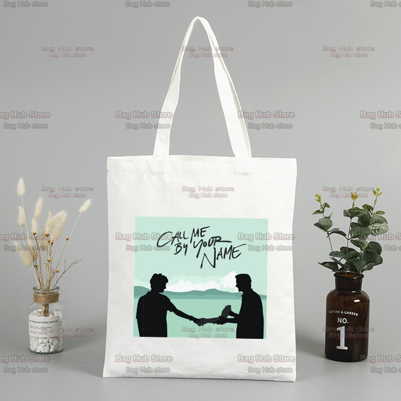 Call Me By Your Name Timothee Chalamet Korea Ulzzang Shopper Bag Print Canvas Tote Bag Ručne torbe Ženska torba Harajuku Torbe na rame