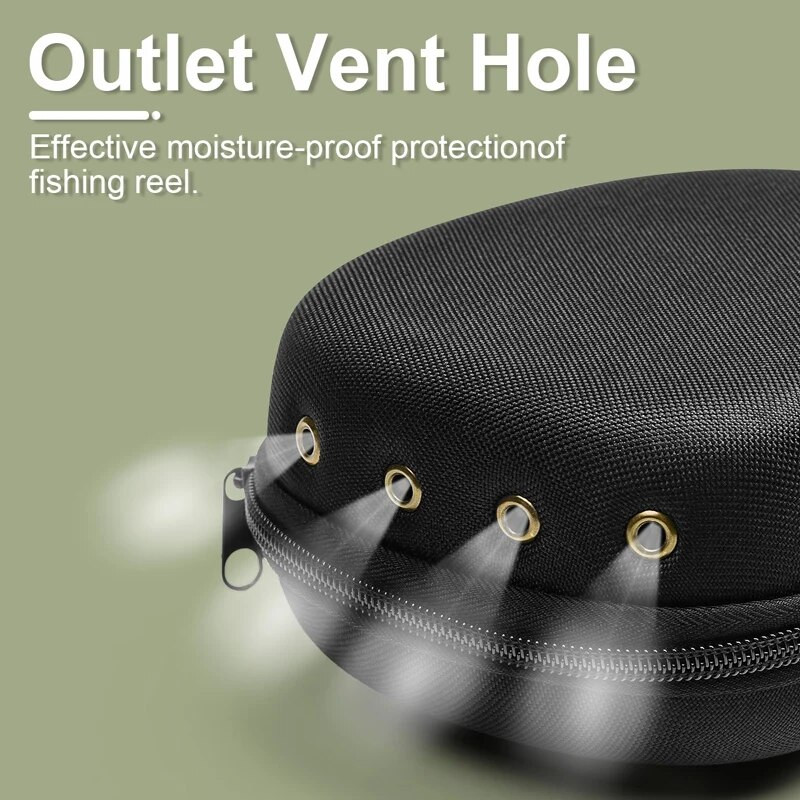 JSFUN pārnēsājamā EVA makšķerēšanas spoles somas aizsargmaciņa vāciņš bungu/spininga/plostu spoles makšķerēšanas maisiņu makšķerēšanas piederumiem