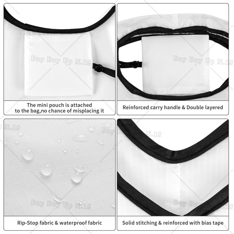 Újrahasznosított pomerániai kutya nyári leveles bevásárlótáskával Női táska Hordozható kisállat spitz élelmiszerbolt táskák