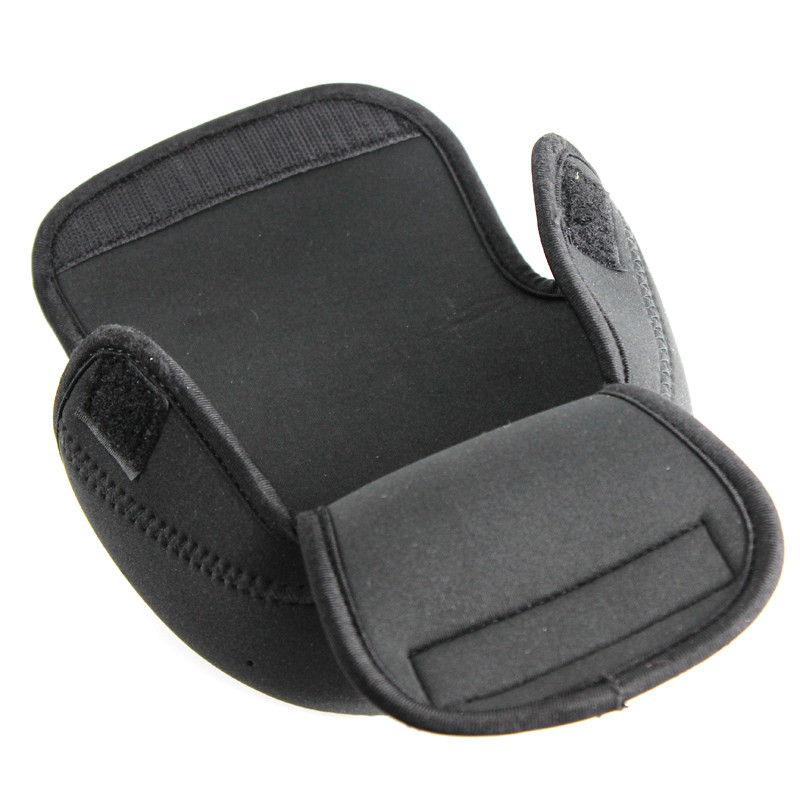 S/M/L makšķerēšanas soma vērpšanas makšķerēšanas spoles pārsegs Neoprēna riteņa aizsargvāciņš Ūdensizturīgs spoles maiss Uzglabāšana Makšķerēšanas piederumi