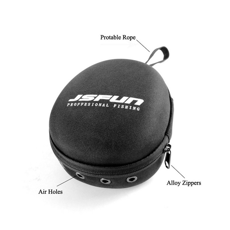 Augstas kvalitātes pārnēsājamas makšķerēšanas spoles somas aksesuāri Aizsargājošs āra korpusa vāka kastes maisiņš makšķerēšanas soma