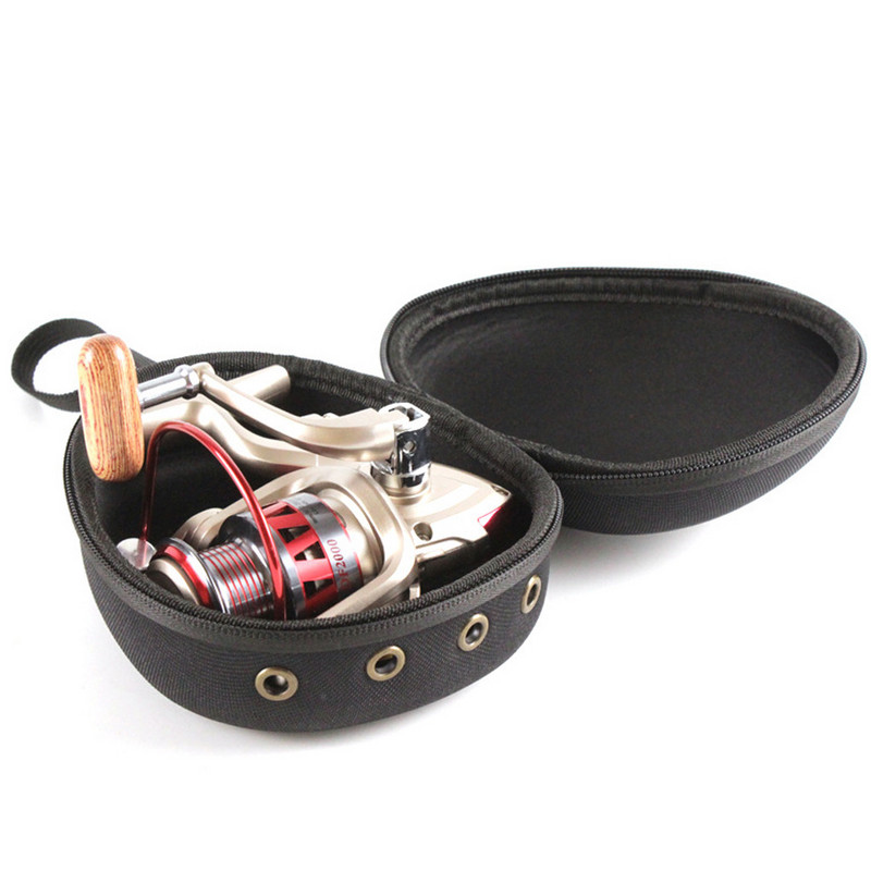 Augstas kvalitātes pārnēsājamas makšķerēšanas spoles somas aksesuāri Aizsargājošs āra korpusa vāka kastes maisiņš makšķerēšanas soma