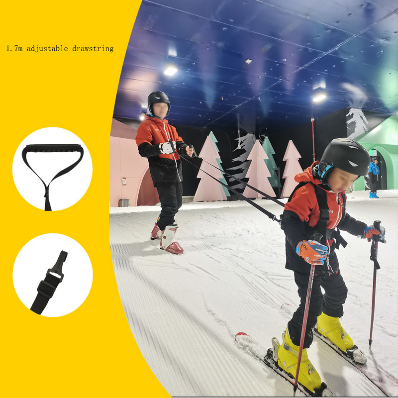 Slidžių diržai vaikams Kuprinė Reguliuojamas snieglenčių treniruočių diržas Vaikų greičio kontrolės pavadėlis Riedlentės treniruočių įranga Vaikams