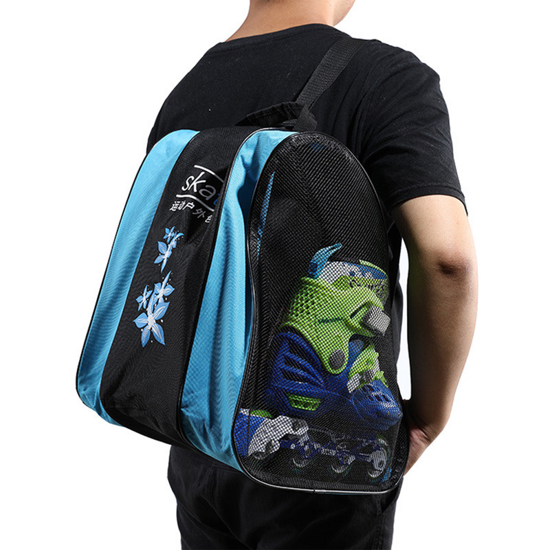 Riedučių krepšys Riedučių laikiklis Reguliuojamas Unisex riedučių laikymo krepšys Inline pačiūžų krepšys Čiuožimo batų krepšys