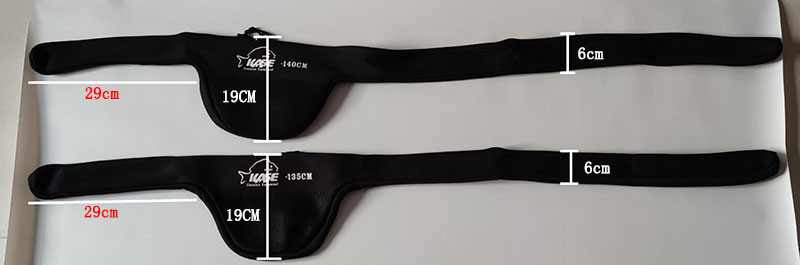 120/125/130/135/140cm Spinninga makšķerēšanas mugursoma plecu soma Spoles pārsegs Uzglabāšanas staba turētājs Salokāms neilona stieņa futrālis J478