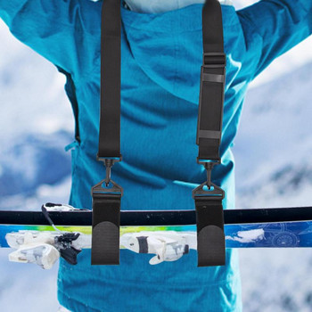 Ski Shoulder Strap Hand-hold Double Strap Snowboard Ρυθμιζόμενο πολυλειτουργικό χερούλι με λαβή μεταφοράς Dropshipping