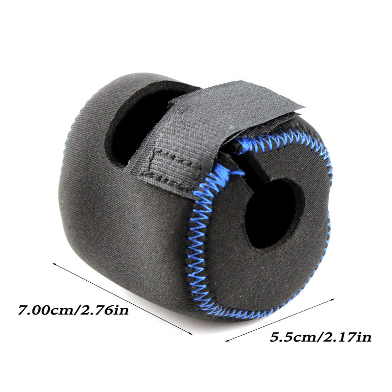 Makšķerēšanas spoles soma Neoprēna spoles aizsargapvalks vērpšanas spoles riteņa aizsargapvalks āra makšķerēšanas piederumu piederums 2 izmērs X299