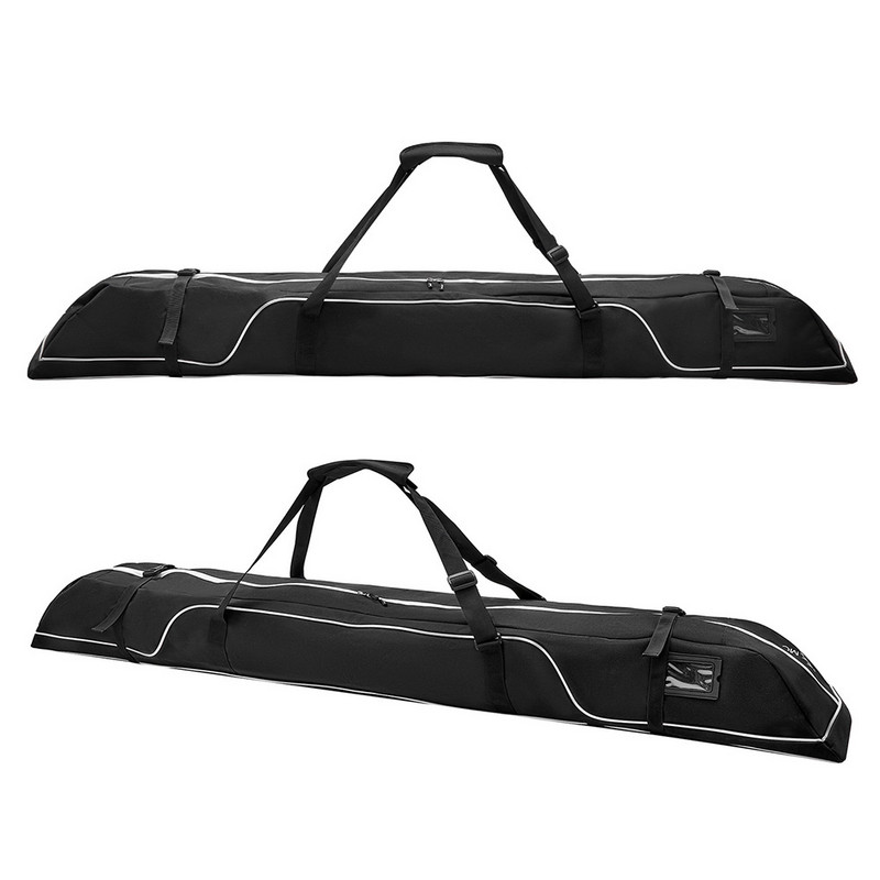 Ūdensizturīgs Oksfordas auduma snovborda pārsegs ar riteņu slēpošanas aprīkojuma uzglabāšanas somu, nodilumizturīgs, skrāpējumu izturīgs āra sportam