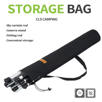 Αδιάβροχη πάχυνση πολλαπλών χρήσεων Oxford Fishing Bag Fishing Rod Μεγάλο κουβούκλιο κοντάρι Εργαλείο αποθήκευσης Θήκη Fishing Gear Organizer