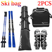 2vnt slidinėjimo krepšių rinkinys snieglenčių ir batų krepšys, didelės talpos saugykla, vandeniui atsparios slidės kuprinė slidinėjimo krepšiai, slidinėjimo aksesuarai