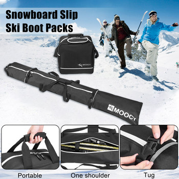 Σετ τσάντες σκι 2 τμχ Τσάντα για Snowboard And Boot Bag Αδιάβροχα Αδιάβροχα Σακίδια Σκι Σετ Αξεσουάρ σκι Duffle Bags