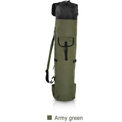 Žvejybos kuprinė vyrams Funkcinis meškerės laikymo krepšys, atsparus vandeniui, sulankstomas pečių žvejybos krepšys.