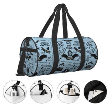 Τσάντα ταξιδιού Destiels Love Gym Bag Supernatural Sun Portable Sports Bags Bagage Handbag Bagage bag Fitness bag for men Women