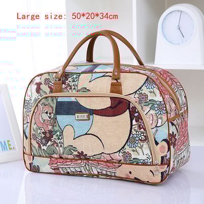 2022 Fashion Cartoon Print Τσάντες ταξιδιού για γυναίκες Μεγάλη ανδρική τσάντα ταξιδιού Σαββατοκύριακο Πολυλειτουργική τσάντα Duffle Τσάντα ταξιδιού ώμου
