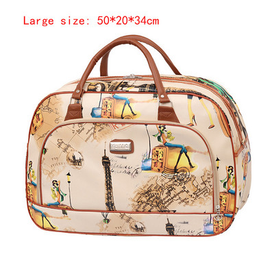 2022 Fashion Cartoon Print Τσάντες ταξιδιού για γυναίκες Μεγάλη ανδρική τσάντα ταξιδιού Σαββατοκύριακο Πολυλειτουργική τσάντα Duffle Τσάντα ταξιδιού ώμου