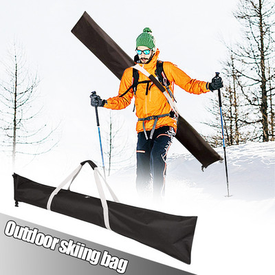185 cm-es sításka Hordozható snowboardtáska havas utazáshoz és síeléshez Vízálló téli szabadtéri síkiegészítők Hósport