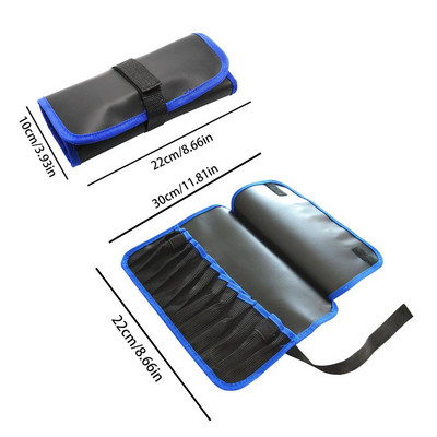 Mamci Vreća za pohranu mamaca s 12 džepova Torba za varalice Sklopiva torba za pecanje Džepna torba za pecanje na otvorenom Organizator za mamce