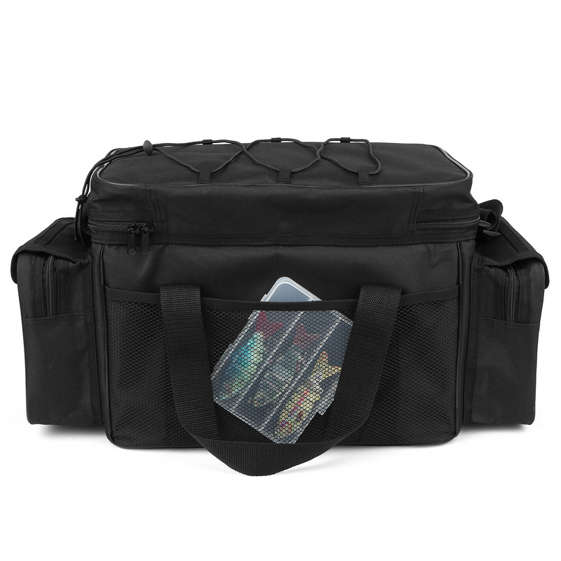 Torba za ribolov velikog kapaciteta Vodootporna torba za pohranu pribora za pecanje Torba za lov na otvorenom Putna torba na ramePaket za ribolov