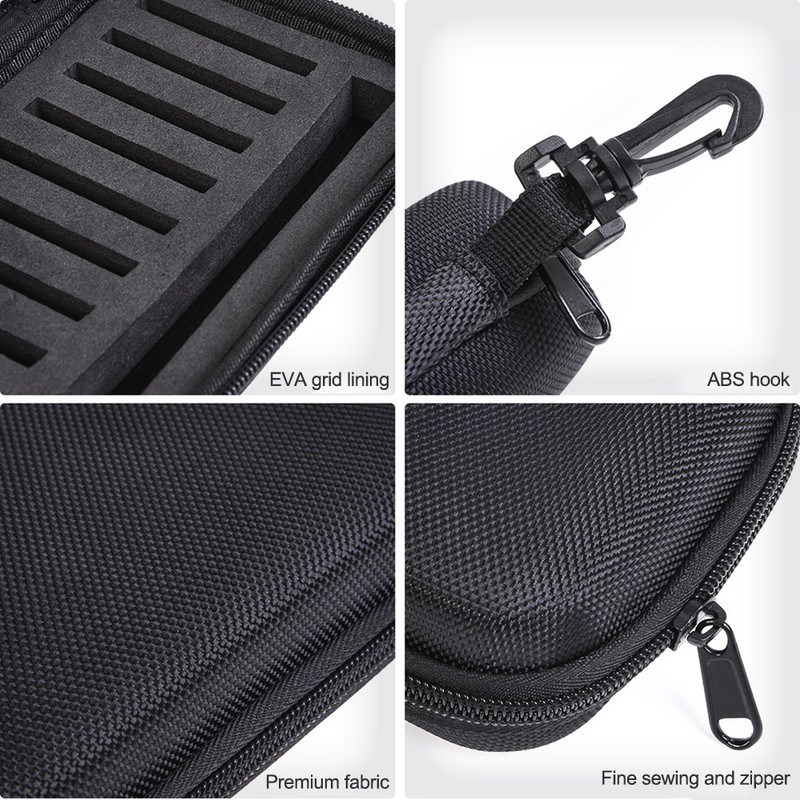 Portabale Fly Fishing Mamac Spinner Žlica Mamac Kutija od pjene Pastrve Muhe Udica Udica Tvrda EVA torbica za pohranu Spremnik Vreća za pohranu