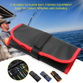 Fishing Lure Bag 12 Slots Fishing Bag Lure Organizer Τσάντα αποθήκευσης δολώματος Αδιάβροχη ρυθμιζόμενη Fishing Lure Jig Pocket Fishing Pocket