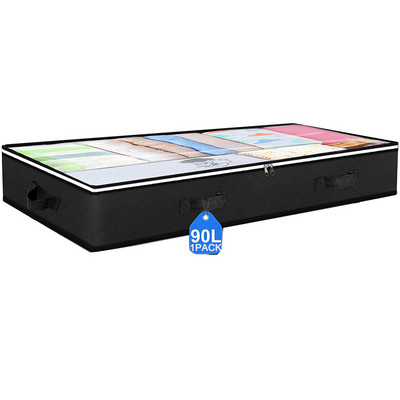 Neaustas apakšgultas segas glabāšanas soma organizators, drēbju skapis, drēbes, putekļi, mitrumizturīgs, apdares maiss, salokāma glabāšanas kaste 100x50x15