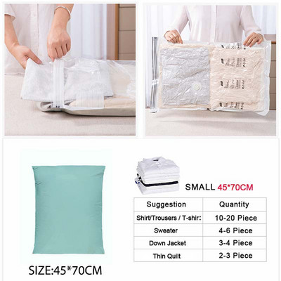 Nav nepieciešams sūknis Vakuuma maiss Segas Apģērbu Organizators Garderobes Uzglabāšana Sealer Somas Saspiestas Saliekamās vietas Somas Atkārtoti lietojams Ceļojumu komplekts