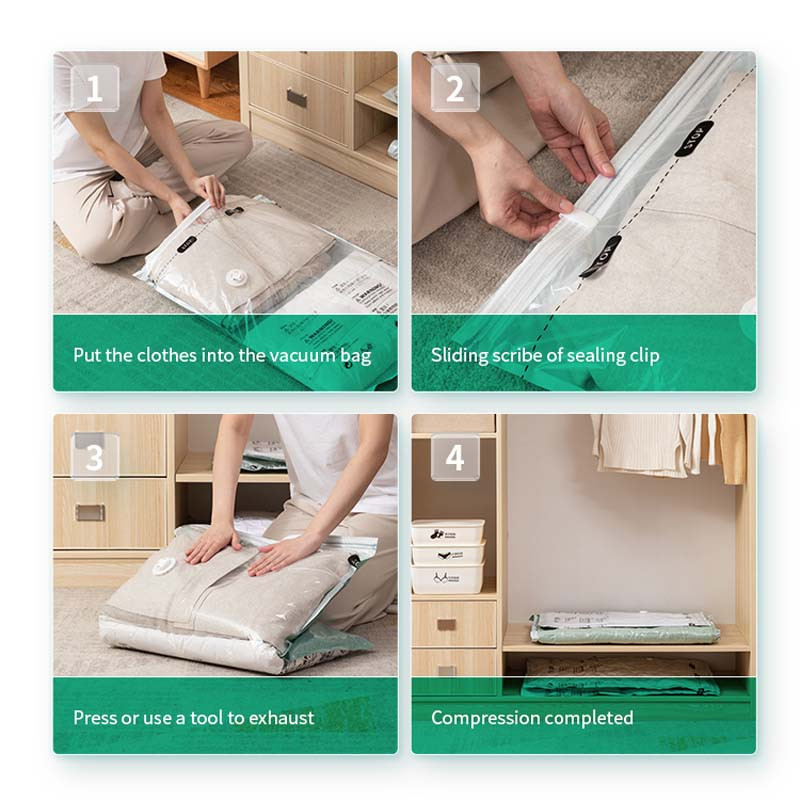 Nav nepieciešams sūknis Vakuuma maiss Segas Apģērbu Organizators Garderobes Uzglabāšana Sealer Somas Saspiestas Saliekamās vietas Somas Atkārtoti lietojams Ceļojumu komplekts