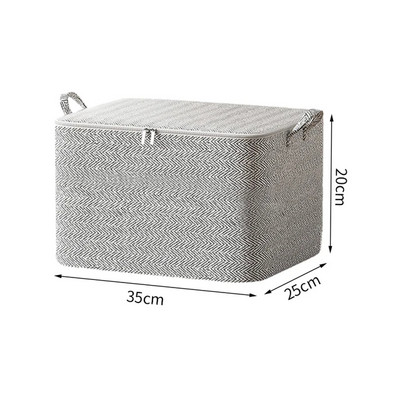 Segu tvertnes konteineri Auduma glabāšanas somas ar vākiem Houndstooth apģērbu organizētāji ar rokturi Skapis Skapis Vietas taupīšanas soma