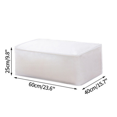 Ūdensnecaurlaidīgs apģērbu glabāšanas soma Rāvējslēdzējs Uzglabāšanas soma Garderobe Sega sega Glabāšanas skapja organizators Skapja organizators