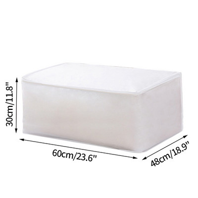 Ūdensnecaurlaidīgs apģērbu glabāšanas soma Rāvējslēdzējs Uzglabāšanas soma Garderobe Sega sega Glabāšanas skapja organizators Skapja organizators