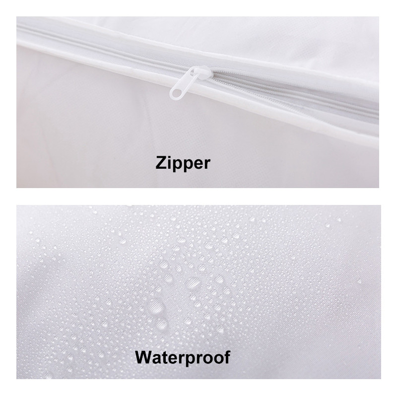 Ūdensnecaurlaidīgs apģērbu glabāšanas soma Rāvējslēdzējs Uzglabāšanas soma Garderobe Sega sega Glabāšanas skapja organizators Skapja organizators