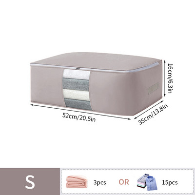 Drēbju skapja skapja organizētājs Salokāms maisiņš drēbju glabāšanai Neausto apģērbu organizators Spilvens segas segas soma Mājas organizators