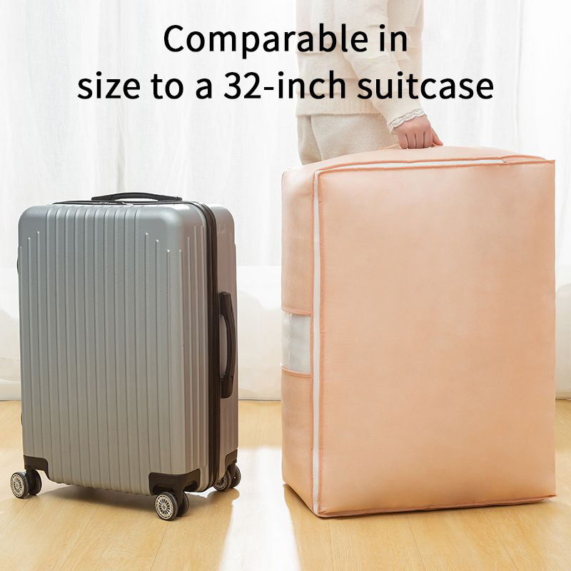 Drēbju skapja skapja organizētājs Salokāms maisiņš drēbju glabāšanai Neausto apģērbu organizators Spilvens segas segas soma Mājas organizators