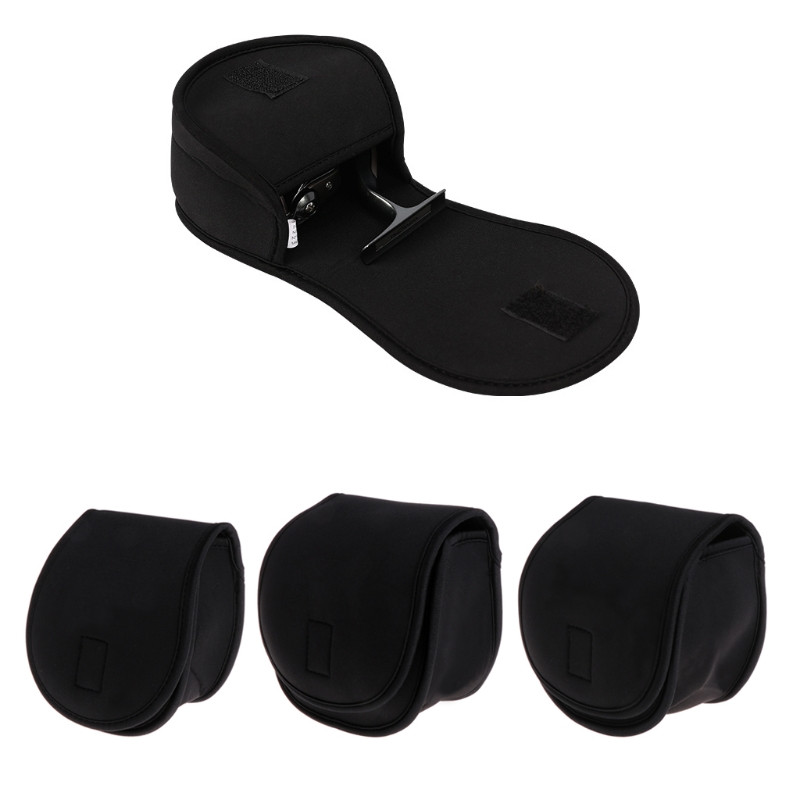 Pārnēsājamas makšķerēšanas spoles somas aizsargapvalks bungu/vērpšanas/plostu spoles makšķerēšanas maisiņa vāciņam Makšķerēšanas piederumu piederumi