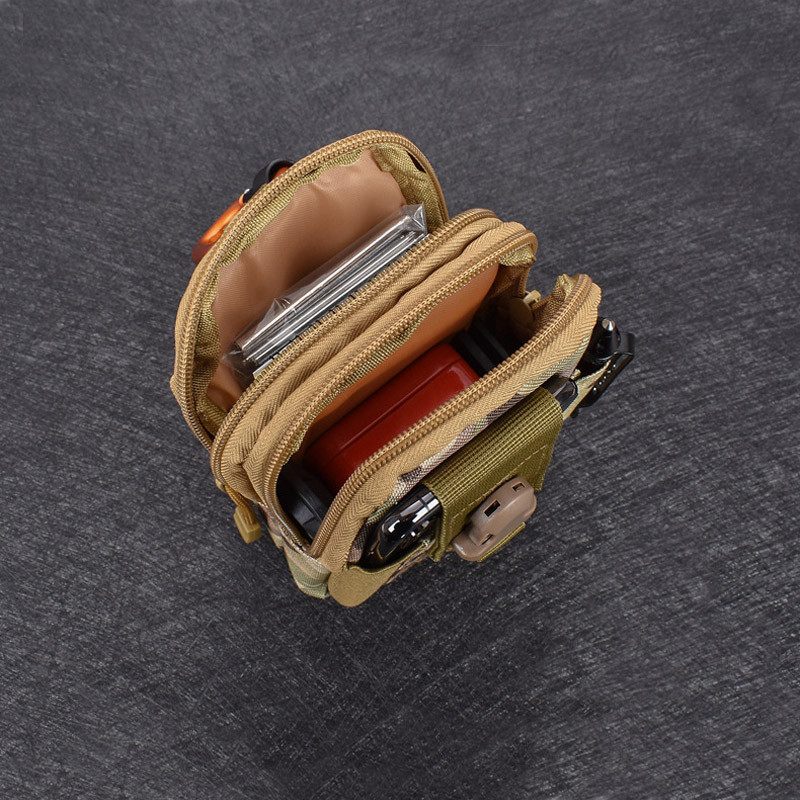 Vīriešu soma Taktiskā Molle somiņa jostasvietas komplekts maza kabata militāra skriešanas soma Ceļojumu kempings makšķerēšanai izdzīvošanas rīku somas