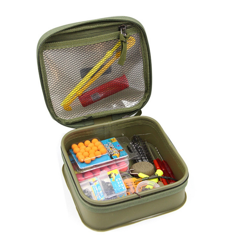 Nova torba za pohranu kante za pecanje, lagani pribor za pohranu ribolova šarana, podebljana EVA kanta, prijenosna torba za ribolov na otvorenom
