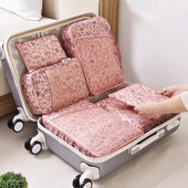 6gab Ceļojumu uzglabāšanas organizatora somas Pārnēsājamas ceļojumu čemodānu organizatora somas sievietēm Apģērbi Apavi Grims soma Bagāžas organizators