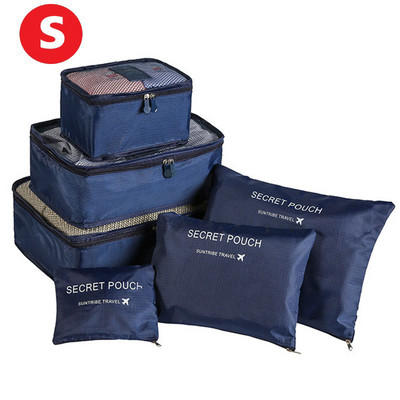 6gab Ceļojumu uzglabāšanas organizatora somas Pārnēsājamas ceļojumu čemodānu organizatora somas sievietēm Apģērbi Apavi Grims soma Bagāžas organizators