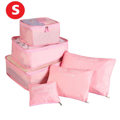 6gab Ceļojumu uzglabāšanas organizatora somas Pārnēsājamas ceļojumu čemodānu organizatora somas sievietēm Apģērbi Apavi Grims soma Bagāžas organizators