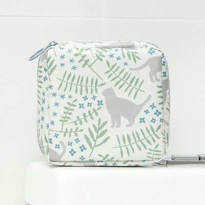 Sieviešu higiēnas salvešu tamponu uzglabāšanas soma Jauki higiēniskās paketes maisiņi Pārnēsājami kosmētikas lūpu krāsas atslēgas austiņu datu kabeļi