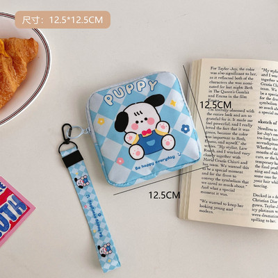 Sieviešu higiēnas salvešu tamponu uzglabāšanas soma Jauki higiēniskās paketes maisiņi Pārnēsājami kosmētikas lūpu krāsas atslēgas austiņu datu kabeļi