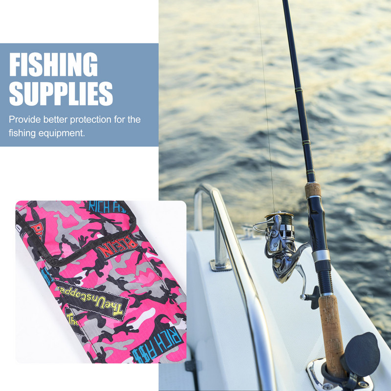 Õngeritva kotid Õngekottide hoidjad Oxfordi riidest kaasaskantav õngerikott Roosa õngeritva hoiukott Naiste õngehoidja kott