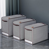 Salokāma segas uzglabāšanas kaste Putekļu necaurlaidīgi organizētāji Neausta drēbju skapja vietu ietaupa soma Māju pārvietojama gultas veļas kaste Ceļojumu uzglabāšana