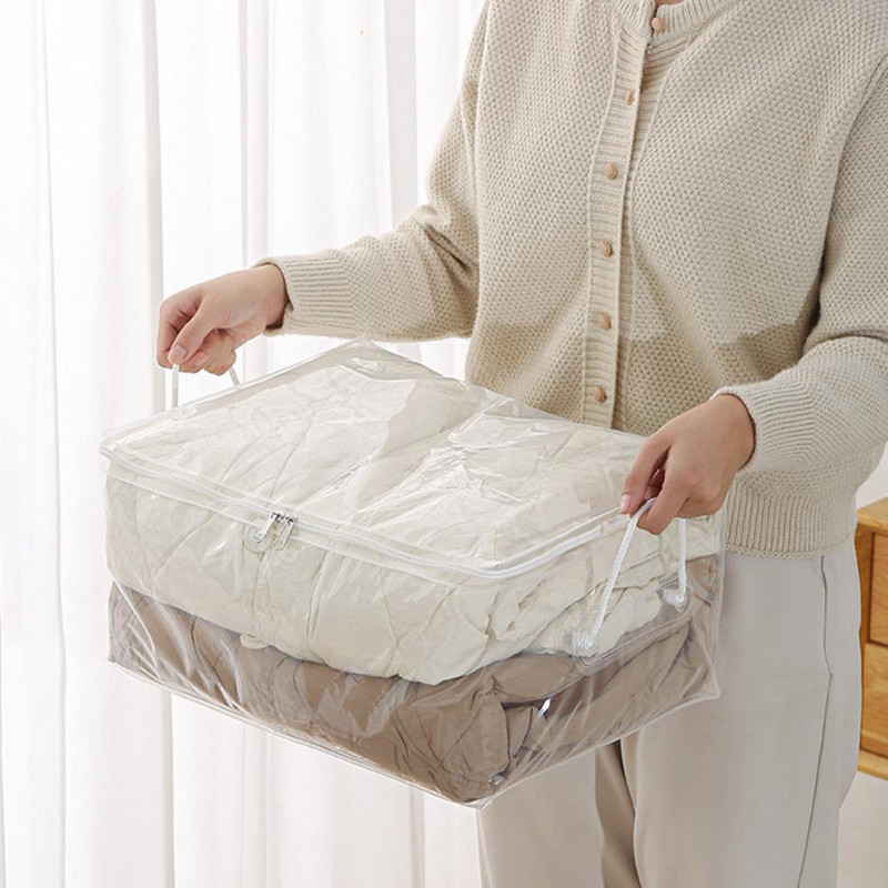 Prozirne torbe za pohranu Prozirni organizator Džemper Torbica za pohranu Posteljina Plahta Vodootporni organizator Vinilna sklopiva torbica za pohranu