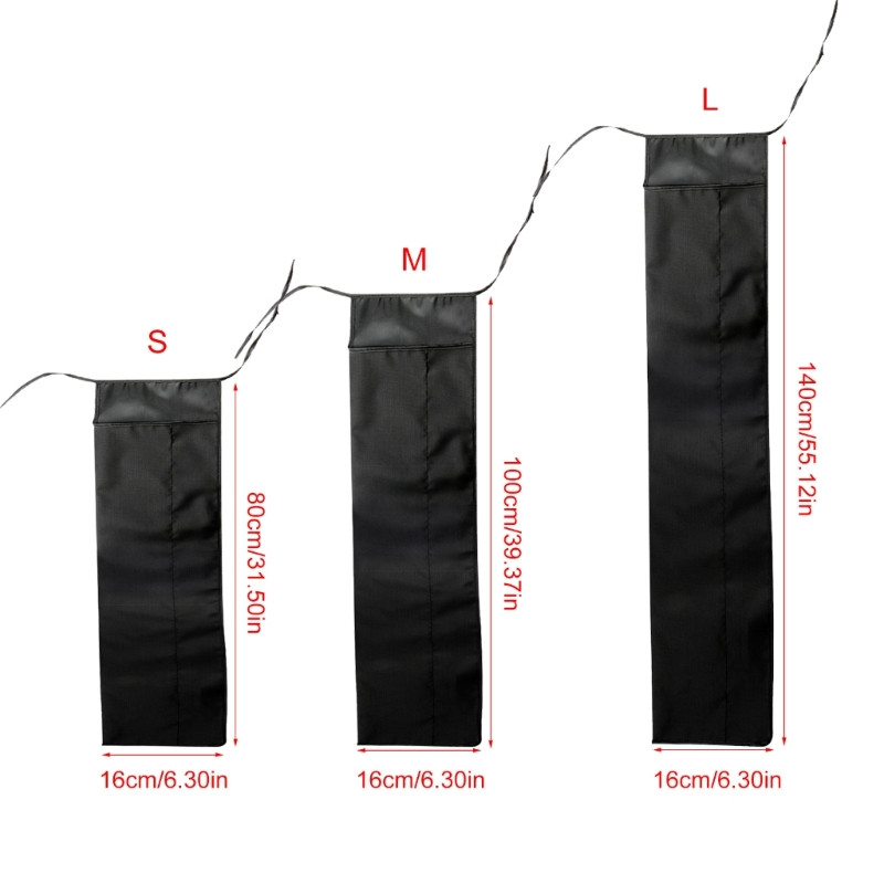Pārnēsājams makšķeres aizsargsoma Oksfordas auduma makšķeres pārvalks Viegls makšķerēšanas piederumu uzglabāšanas maiss Izturīgs