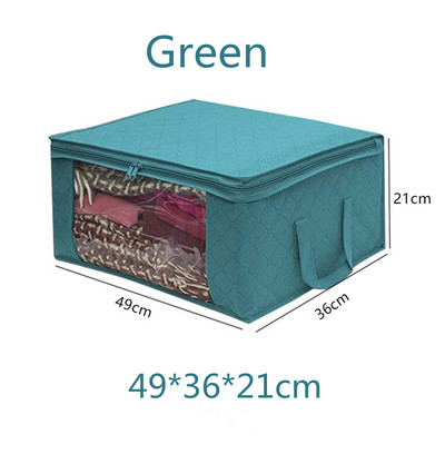 Sklopiva kutija velikog kapaciteta Poklopac s patentnim zatvaračem Prozirni organizator Polica za spavaću sobu Ormar Odjeća Ormarić za igračke Kutija