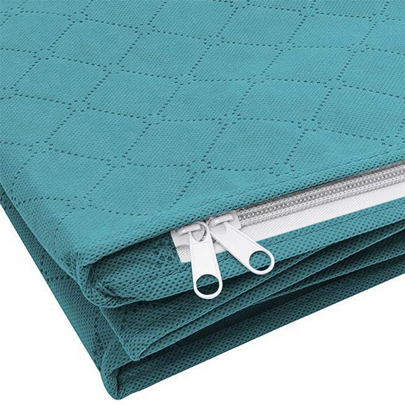 Sklopiva kutija velikog kapaciteta Poklopac s patentnim zatvaračem Prozirni organizator Polica za spavaću sobu Ormar Odjeća Ormarić za igračke Kutija