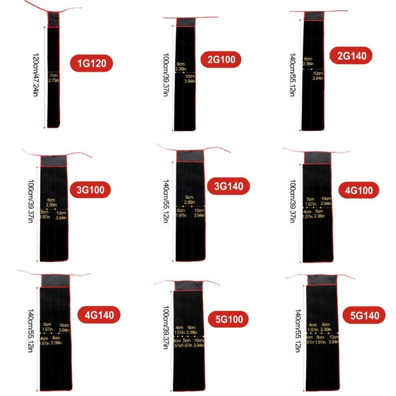 Makšķerēšanas stieņa uzglabāšanas soma Salokāma makšķeres soma Makšķerēšanas piederumu piederumu dāvana