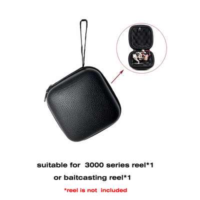 EVA ūdensnecaurlaidīgs korpusa vāciņš vērpšanas spolei Pārnēsājams makšķerēšanas spoles maiss makšķerēšanas piederumu soma makšķerēšanas spoles pārnēsāšanas kaste Pesca