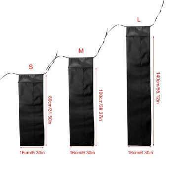 Водоустойчива чанта за въдица от оксфордски плат Калъф за съхранение на риболовни принадлежности Защитен ръкав за въдица на открито Лесен за носене